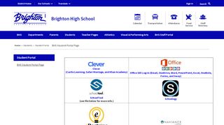 
                            6. Student Portal / BHS Student Portal Page