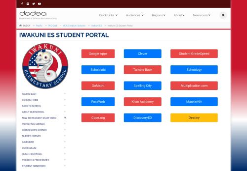 
                            5. Student Portal - DoDEA