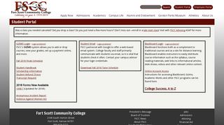 
                            6. Student Portal | Fort Scott Community College