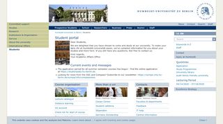 
                            11. Student portal — Humboldt-Universität zu Berlin