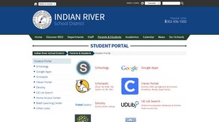 
                            7. Student Portal - Indian River School District