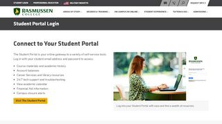 
                            13. Student Portal Login | Rasmussen College