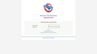 
                            3. Student Portal - Student Login - Rao IIT Academy