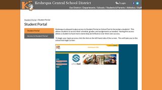 
                            9. Student Portal – Student Portal – Keshequa Central School District