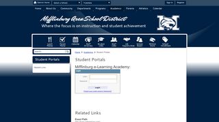 
                            8. Student Portals - Mifflinburg Area School District