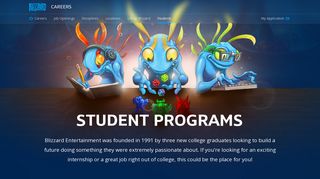 
                            4. Student Programs - Blizzard Careers