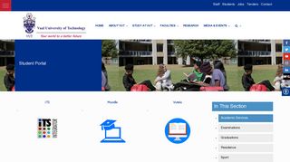 
                            3. Student Quick Links – Vaal University of Technology