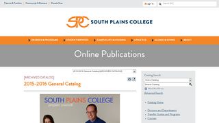 
                            9. Student Records - South Plains Catalog - South Plains College