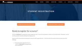 
                            13. Student Registration - TRITECH FORENSICS TRAINING