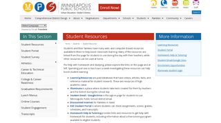 
                            8. Student Resources - Minneapolis Public Schools