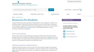 
                            5. Student Resources - Springer Publishing Company