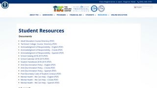 
                            12. Student Resources | The English Center M-DCPS
