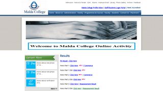 
                            7. student result - Malda College