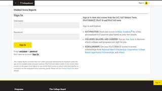 
                            7. Student Score Reports – Login | SAT Suite of Assessments ...