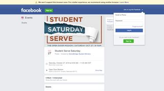 
                            8. Student Serve Saturday - Facebook