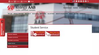 
                            2. Student Service - Kolegji AAB