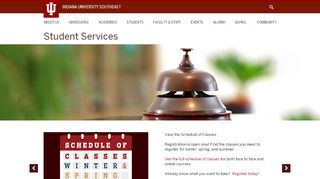 
                            10. Student Services : Indiana University Southeast
