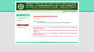 
                            9. Student Sign in - Directorate of Distance Education - Guru ...