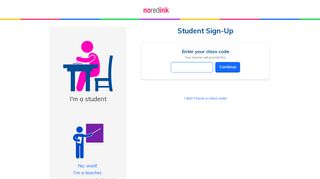 
                            6. Student Signup | NoRedInk