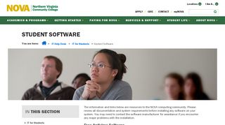 
                            5. Student Software :: Northern Virginia Community College