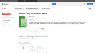 
                            12. Student Study and Solutions Manual for Larson's Precalculus: A ... - Google Books-Ergebnisseite