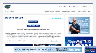 
                            12. Student Tickets - Florida Gators