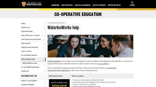 
                            12. Student: Use your dashboard | Co-operative Education | University ...