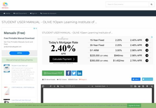 
                            11. STUDENT USER MANUAL - OLIVE !!Open Learning ...