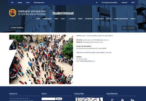 
                            4. Student Webmail - Student Intranet - NUST