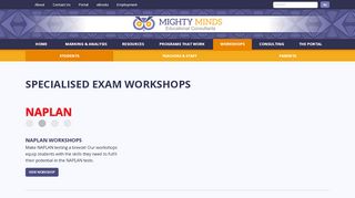 
                            2. student workshops - Students » Mighty Minds