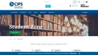 
                            3. Student Zone - The Chartered Institute of Procurement and ... - CIPS