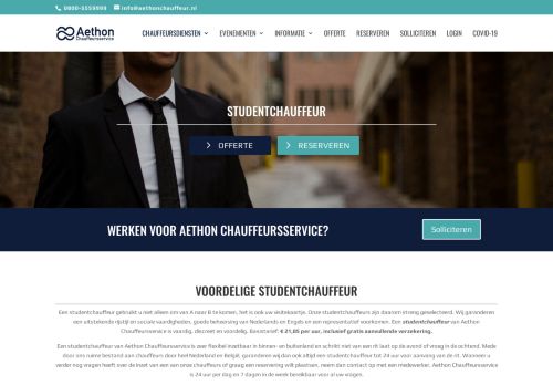 
                            8. Studentchauffeur | Voordelig ervaren studentenchauffeurs - Aethon ...