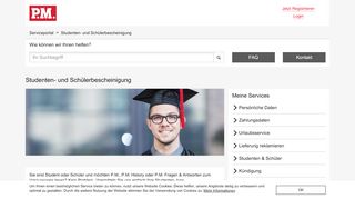 
                            10. Studenten & Schüler - Serviceportal - PM Magazin