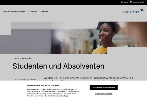 
                            6. Studenten und Absolventen - Credit Suisse