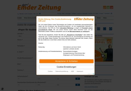 
                            13. Studentenabo - Emder Zeitung