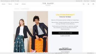 
                            3. Studentenermäßigung | Ted Baker | Ted Baker DE