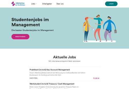 
                            13. Studentenjobs im Management | Jobmensa