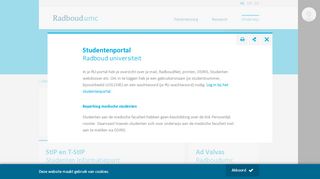 
                            7. Studentenportal Radboud universiteit - Radboudumc