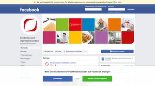 
                            12. Studentenwerk OstNiedersachsen - Startseite | Facebook