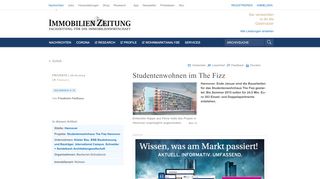 
                            13. Studentenwohnen im The Fizz - Immobilien Zeitung