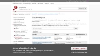 
                            2. Studenterjobs – Københavns Universitet