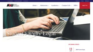 
                            8. Student/Faculty Login - Anglo-American University in Prague | Top ...
