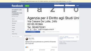 
                            9. STUDENTI CHE HANNO PROBLEMI CON LAZIODISU Public Group ...