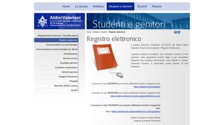 
                            9. Studenti - Registro elettronico - Aldini Valeriani