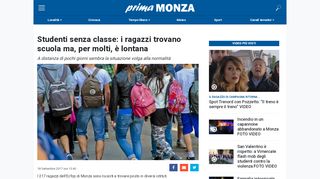 
                            13. Studenti senza classe: i ragazzi trovano scuola ... - Giornale di Monza