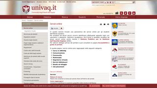 
                            4. Studenti - Servizi online - Università degli Studi dell'Aquila