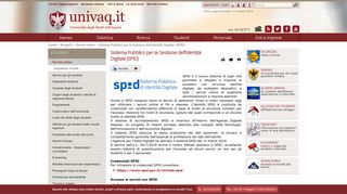 
                            7. Studenti - Sistema Pubblico per la Gestione dell'Identità Digitale (SPID)