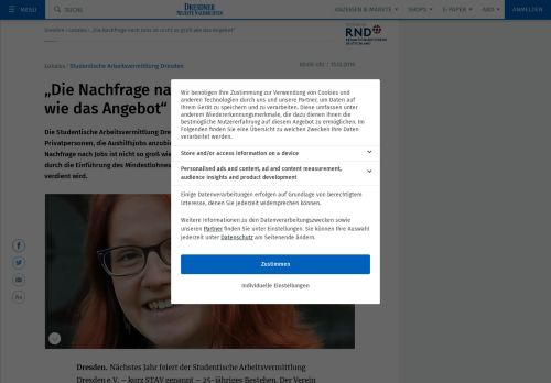 
                            5. Studentische Arbeitsvermittlung Dresden - „Die Nachfrage nach Jobs ...