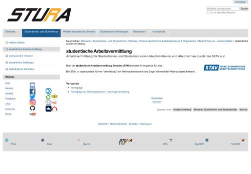 
                            4. studentische Arbeitsvermittlung — Website StuRa HTW Dresden