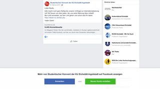 
                            4. Studentischer Konvent der KU Eichstätt-Ingolstadt - Facebook